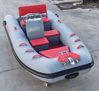 Bateau pneumatique rigide à coque en aluminium RHIB RIB, PVC, capacité 5 personnes, 10,8 pieds, avec cabine de luxe pour la navigation en haute mer, fabriqué en Chine, logo personnalisé