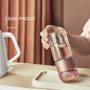 Copo Térmico de Chá de 500ml em Vidro Borossilicato Resistente ao Calor com Infusor de Chá Livre de BPA - Product Image 3