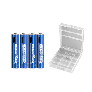 Doublepow 1,5 В AAA AM4 <span class=keywords><strong>LR03</strong></span> 1000mWh USB перезаряжаемый литий-ионный аккумулятор для бытовой техники - Product Image 3