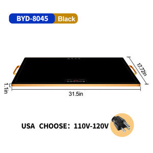 Op maat gemaakte commerciële buffetrestauranttafel met ingebouwde elektrische voedselwarmhoudplaat met regelbare temperatuur. - Product Image 3