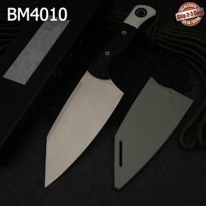 มีดทำครัวสแตนเลส BM4010 ใบมีดตรง ด้ามจับสองสี G10 ดีไซน์ใบมีดแบบคงที่ - Product Image 1