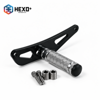 HEXO Stunt Foot Lock Foot Pegs untuk Yozma di 10 Pro- Laser-Cut Front Footrests yang Dapat Disesuaikan, Tersedia di Stok