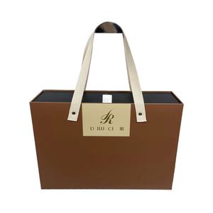 High Grade Luxury Custom Gift Box With Ribbon Drawer Quilt Pillow box