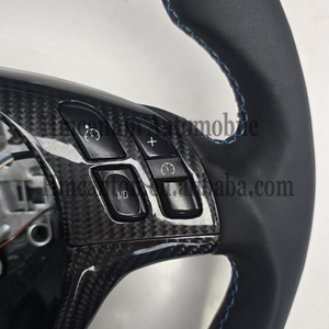 Nouveaux produits : Volant en cuir lisse en fibre de carbone pour BMW Série 3 E46 - Product Image 4