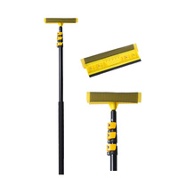 Brosse télescopique en plastique de bonne qualité pour dépoussiérer, brosse à toile d'araignée, raclette à vitres avec tige d'extension à verrouillage rotatif pour le dépoussiérage