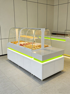Vitrina Refrigerada Comercial <span class=keywords><strong>de</strong></span> <span class=keywords><strong>Vidrio</strong></span> para Panadería con Iluminación LED <span class=keywords><strong>y</strong></span> Conservación <span class=keywords><strong>de</strong></span> Frescura para Exhibición <span class=keywords><strong>de</strong></span> Postres <span class=keywords><strong>y</strong></span> Pastelería - Product Image 4
