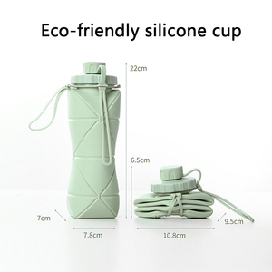 แก้วน้ำพับได้ซิลิโคนสำหรับเดินทาง - Product Image 4
