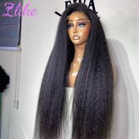 Pelucas de Cabello Humano con Encaje Frontal HD de 30-40 Pulgadas al por Mayor, Kinky Yaki Liso 13x6 360 Completo para Peluca Frontal de Encaje, Ondulado Profundo para Mujeres