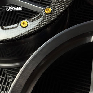 Roues forgées Drag Beadlock 15x12 Deep Dish Satin Black 5x4.75 Fit C6 ZR1 <span class=keywords><strong>Camaro</strong></span> Track Pro Setup - Product Image 2