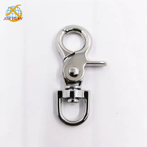 Gancho de presión plateado de 58MM, accesorio para bolsa, ganchos giratorios, llavero, hebilla, bolsos, correa, accesorios de teléfono de Metal, aleación de Zinc <span class=keywords><strong>PDS</strong></span> - Product Image 3