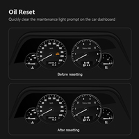 Escáner automotriz OBD2, Analizador de diagnóstico de coche, función de reinicio de aceite, versión de Software más nueva, batería, herramientas de diagnóstico en inglés