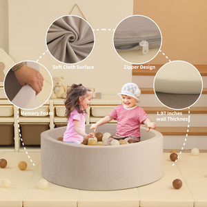 <span class=keywords><strong>Piscine</strong></span> à balles ronde personnalisée pour enfants, jeu d'intérieur pour bébés - Product Image 3
