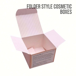 Emballages de luxe pour vêtements, conception ODM, fermeture à friction, papier couché, dossiers cosmétiques - Product Image 1