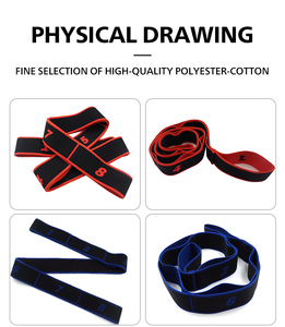 Chất Lượng Cao Tùy Chỉnh Yoga Mat Dây Đeo Đàn Hồi <span class=keywords><strong>Jacquard</strong></span> Logo Kéo Dài Ban Nhạc Kháng <span class=keywords><strong>Spandex</strong></span>/Nylon 40Mm Cho Thuận Tiện Mang Theo - Product Image 6