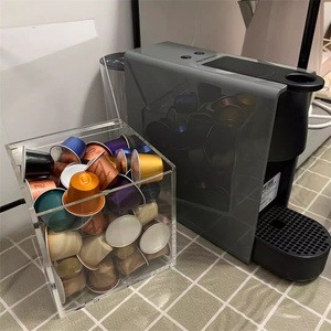 Caja de almacenamiento de cápsulas de café acrílica, estante para Dolce Gusto Nespresso, máquina de café a juego para el hogar - Product Image 6