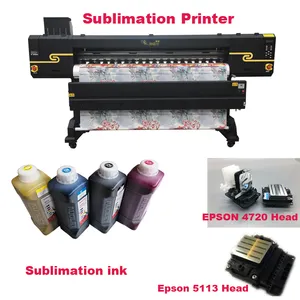 Numérique 4720 I3200 tête d'impression tension système de prise en charge 1.9m colorant sublimation imprimante traceur machine pour les imprimeries
