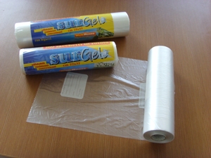 Sac en plastique transparent HDPE 20x30cm sur rouleau avec clip et lien, recyclable pour les supermarchés et les expositions - Product Image 5