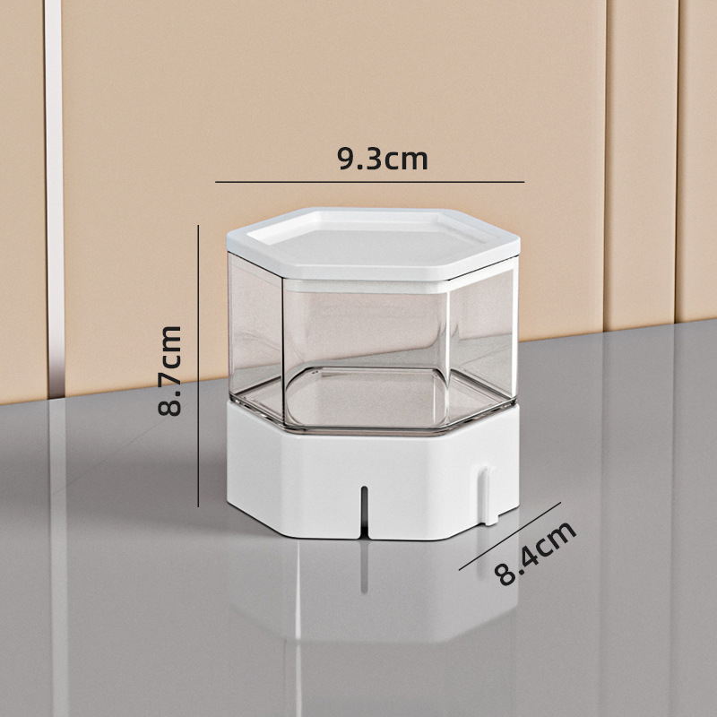 Style court transparent avec base