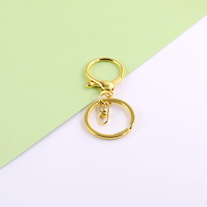 Round Dragon Buckle Three Piece Set Lobster Clasp Keychain DIY Jewelry Hardware Metal Plated Fashion <b>Accessory</b> <b>Bag</b> Charm - Product Image 3