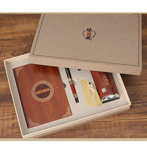 IStapromo Gifts Wood Bamboo A5 <b>Note</b> <b>Book</b> Diary Journal Customized Logo Gifts Set Planner with Pen - Product Image 5