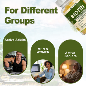 10000 Mcg Biotin Jelibonları C Vitamini <span class=keywords><strong>E</strong></span> Vitamini Limon Aromalı 60 Adet Yetişkinler İçin Bağışıklığı Güçlendirir Saç Cilt Tırnak Takviyesi 2 Adet Servis Başına - Product Image 3