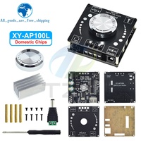 XY-AP100H 100W + 100W Double TPA3116D2 Bluetooth 5.0 Stéréo Audio Numérique Puissance Audio Amplificateur Carte AMP Amplificador AUX USB APP