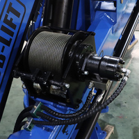 Guindaste Hidráulico Marítimo BOB-LIFT de 1-25 Toneladas com Braço Articulado, Altura de Elevação de 9m, Guindaste de Carga para Convés de Barcos e Navios para Manuseio Offshore