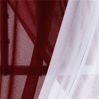 Décorations de couverture de ceintures de chaise en mousseline de soie de mariage tissu drapé sans plis avec cravate pour la décoration extérieure de banquet de cérémonie de fête