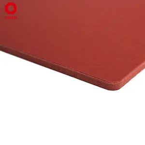 Red PVC sports outdoor flooring in rolls BXSW55-105