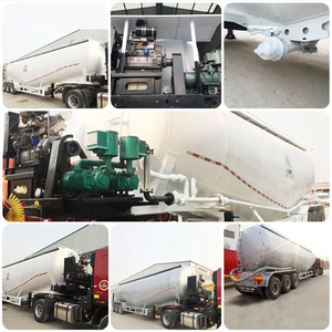 New &amp; Used HOWO Steel Dry Bulk Cement Tanker Semi <strong>Trailer</strong> 100 Ton Max Payload ISO Certified Customizable Size Shandong for Sale - Product Image 5