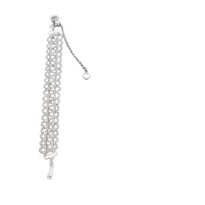 Colliers à motif floral, plaqués argent, bijoux de mode pour femmes en argent tibétain - Product Image 5
