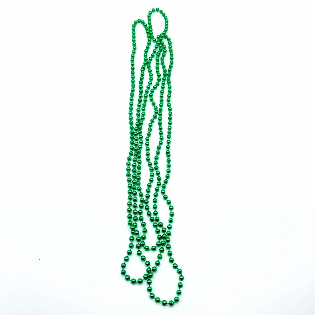 Startparty St Patrick's Day Necklaces with Shamrock Medallion St Patrick Day Party Supplies Favors Green Necklace Accessories
