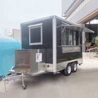 Burger Grilled Food Trailer Snack Machines Voiture Pizza Four Food Trailer Food Trucks avec cuisine complète à vendre