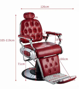 2024 bellezza reclinabile di nuovo design Vintage <span class=keywords><strong>parrucchiere</strong></span> mobili <span class=keywords><strong>parrucchiere</strong></span> idraulico salone Styling barbiere sedia per gli uomini moderni - Product Image 6