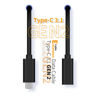 Cable de Extensión USB-C de Alta Velocidad 3.1 Macho a Hembra, Carga PD de 100W, Transferencia de Datos de 10Gbps, Salida de Audio y Video, 1m, para Cámara, Teléfono Móvil