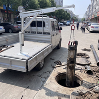 Grue à flèche en aluminium de 400 kg, petit gréement pour bateau, mise à l'eau de kayak, levage de yacht, espace étroit et traitement des eaux usées