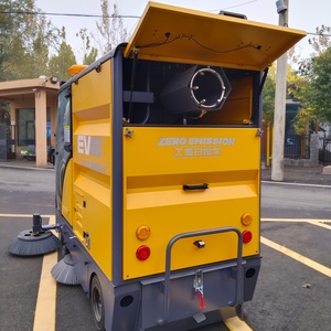 Barredora de Calles Robótica <span class=keywords><strong>Industrial</strong></span> con Aspiradora, Limpiadora de Pisos Eléctrica Cerrada con Pistola de Niebla - Product Image 4