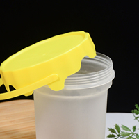 Envase de Yogur PP5 al por Mayor, Tapa en Espiral, Asa, Reutilizable, Apto para Microondas y Congelador, Envase para Smoothies