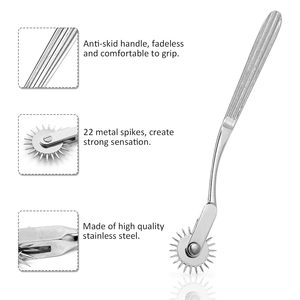 Jouets BDSM Foreplay Pinwheel pour hommes, roue de Wartenberg en acier inoxydable, outils sexuels, bondage BDSM, jeu sensoriel ours - Product Image 6