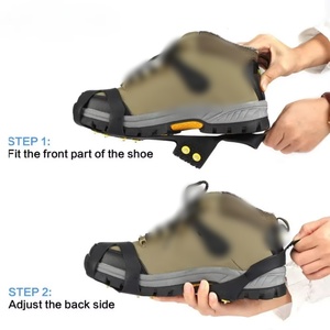Crampones de hielo antideslizantes de 5/8/10 dientes para zapatos, tacos de tracción para senderismo en nieve y hielo - Product Image 6