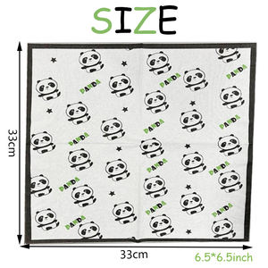 Serviettes de table personnalisées imprimées en 2 plis, en pulpe de bois vierge de qualité alimentaire, 33x33 cm, pour Noël, mariage, dîner - Product Image 1