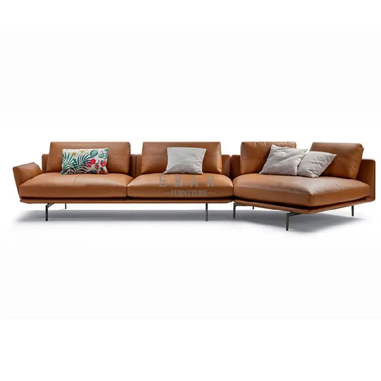 Sofá Seccional de tela de diseño moderno marca Ekar, sofá contemporáneo para sala de estar, gran oferta en stock