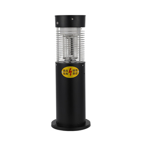 Lámpara Eléctrica Antimosquitos para Exteriores, Trampa de Choque con Doble Función de Iluminación para Patio, Jardín e Interiores, Negra - Product Image 2