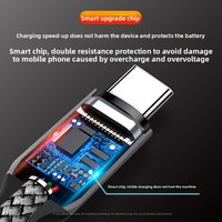 Câble de charge rapide PD 60W double Type-C avec conducteur en cuivre pur et gaine en nylon, compatible avec OPPO VIVO