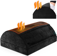 Repose-pieds Premium sous le bureau avec housse lavable, support pour les jambes en mousse haute densité, repose-pieds pour la maison, le bureau, la station de travail informatique