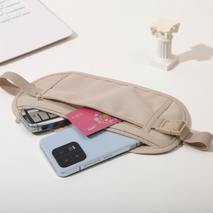 Sac de taille de course de voyage européen sac de hanche anti-vol avec prévention de pickpocket expédition le jour même - Product Image 1