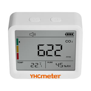 Yhcmeter <span class=keywords><strong>Co2</strong></span> Monitor Detector de dióxido de carbono Monitor de calidad del aire portátil <span class=keywords><strong>Co2</strong></span> Alarma - Product Image 1