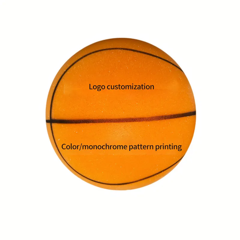 2024 nuove tendenze durevole personalizzato silenzioso basket Indoor tranquillo allenamento palla dimensione 7