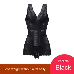 <span class=keywords><strong>Faja</strong></span> moldeadora de cintura de una pieza de seda firme íntima mejorada 3,0 transpirable para mujer - Product Image 6