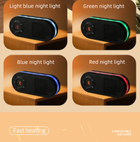 Pemanas Ruangan Mini Portabel Elektrik Dinding/Meja dengan Layar Digital dan Remote Control